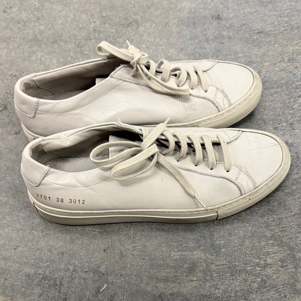 Common Projects Cream Sneakers - Picture 2 of 6